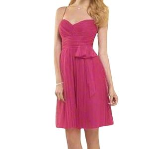 Alfred Angelo "Vivid Pink" Tulle Netting Cocktail Dress NEW- Sz. 14